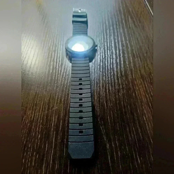 Men's Geneva black watch - Picture 3 of 4